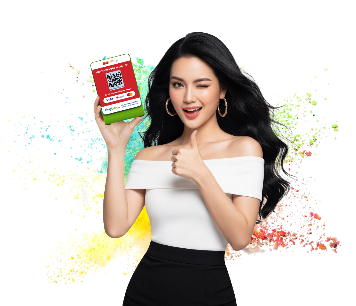 Loa đọc kết quả giao dịch